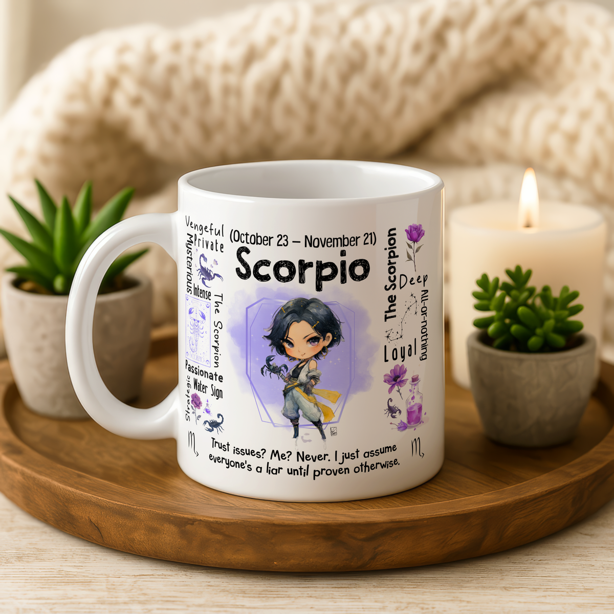 Scorpio Zodiac Mug - Image 4 | CreadGift