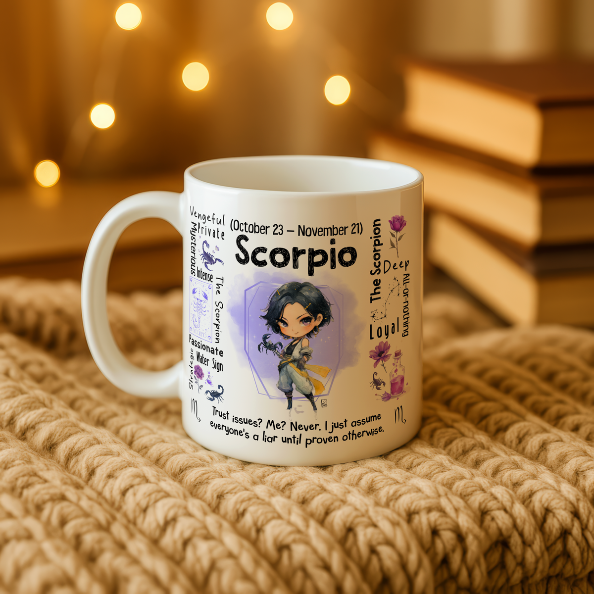 Scorpio Zodiac Mug - Image 5 | CreadGift