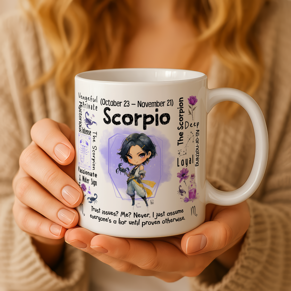 Scorpio Zodiac Mug - Image 6 | CreadGift