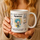 Aquarius Zodiac Mug - Image 3 | CreadGift