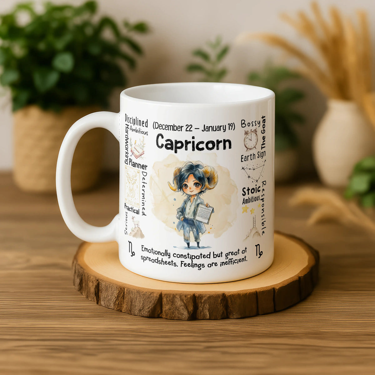 Capricorn Zodiac Mug - Image 4 | CreadGift