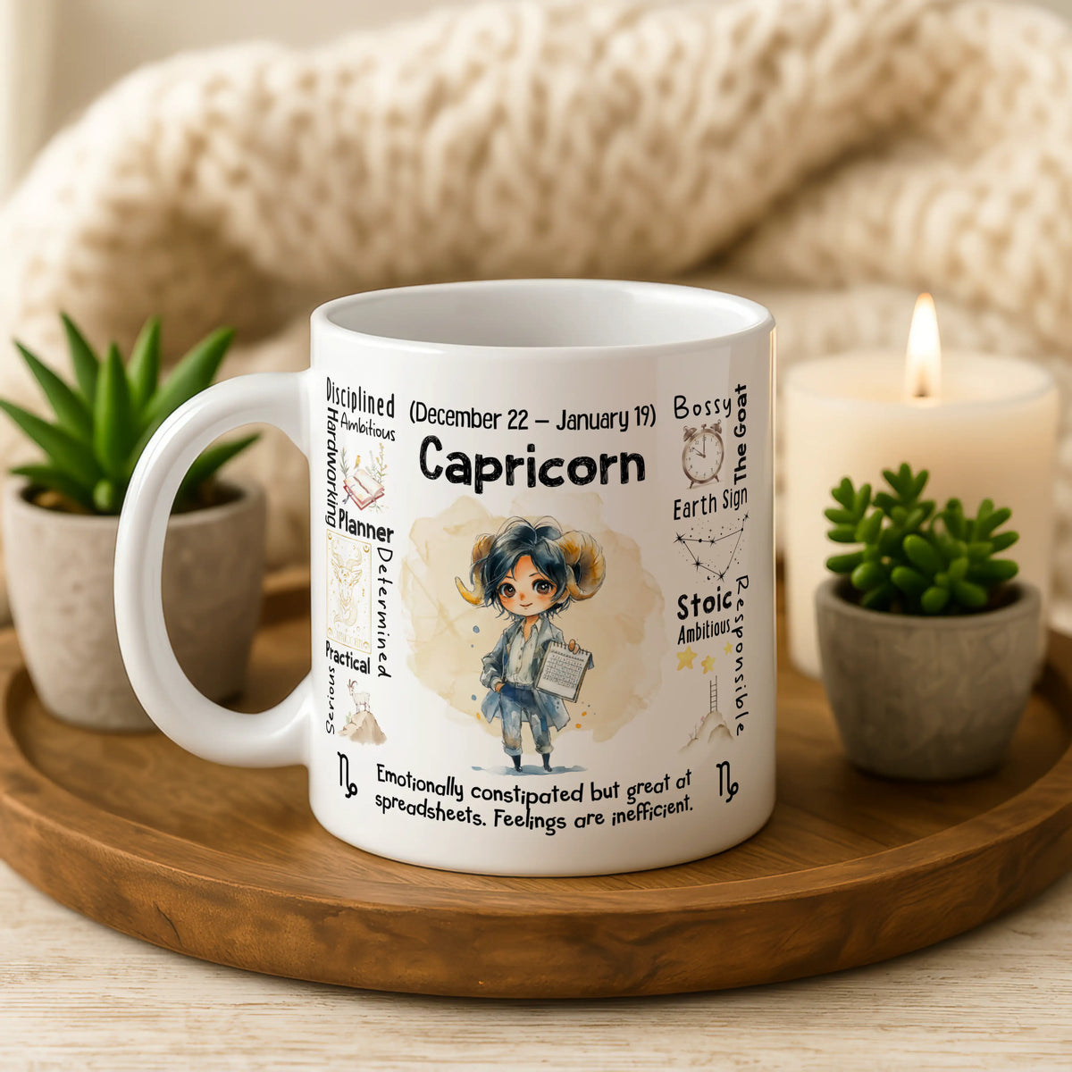 Capricorn Zodiac Mug - Image 6 | CreadGift