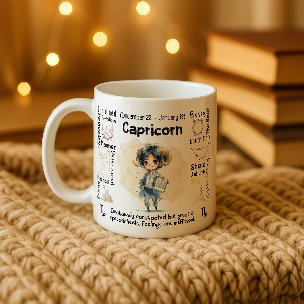 Capricorn Zodiac Mug - Image 7 | CreadGift