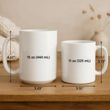 Personalised Photo Mug | Your Photo & Text | Custom Picture Coffee Cup