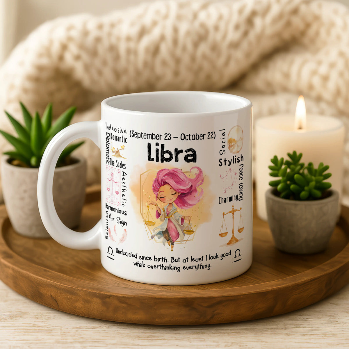 Libra Zodiac Mug - Image 7 | CreadGift