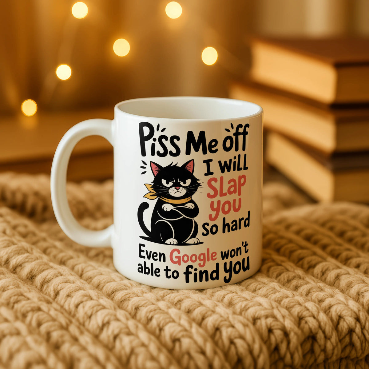 Piss Me Off Grumpy Cat Mug - Image 7 | CreadGift