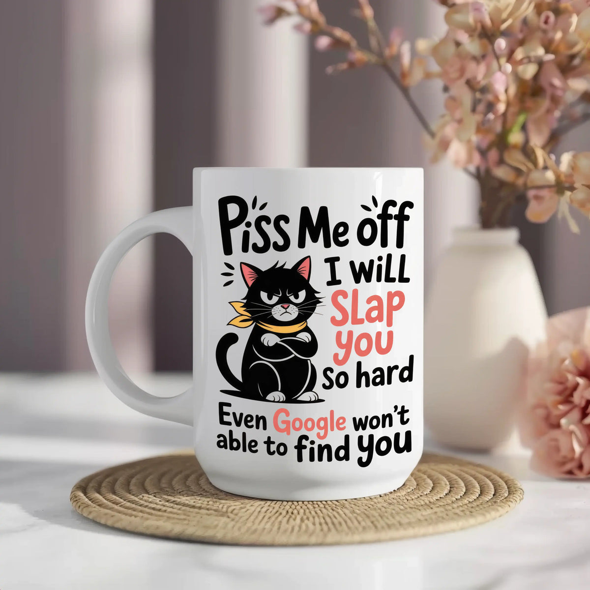 Piss Me Off Grumpy Cat Mug - Image 9 | CreadGift
