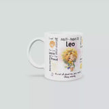 Leo-Sternzeichen-Tasse | Sternzeichen-Geschenk | Astrologie-Kaffeetasse (23. Juli - 22. August)