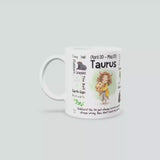 Stier Sternzeichen Tasse | Sternzeichen-Geschenk | Astrologie-Kaffeetasse (20. April - 20. Mai)
