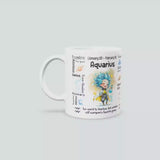 Aquarius Zodiac Mug | Star Sign Gift | Astrology Coffee Cup (Jan 20 - Feb 18)