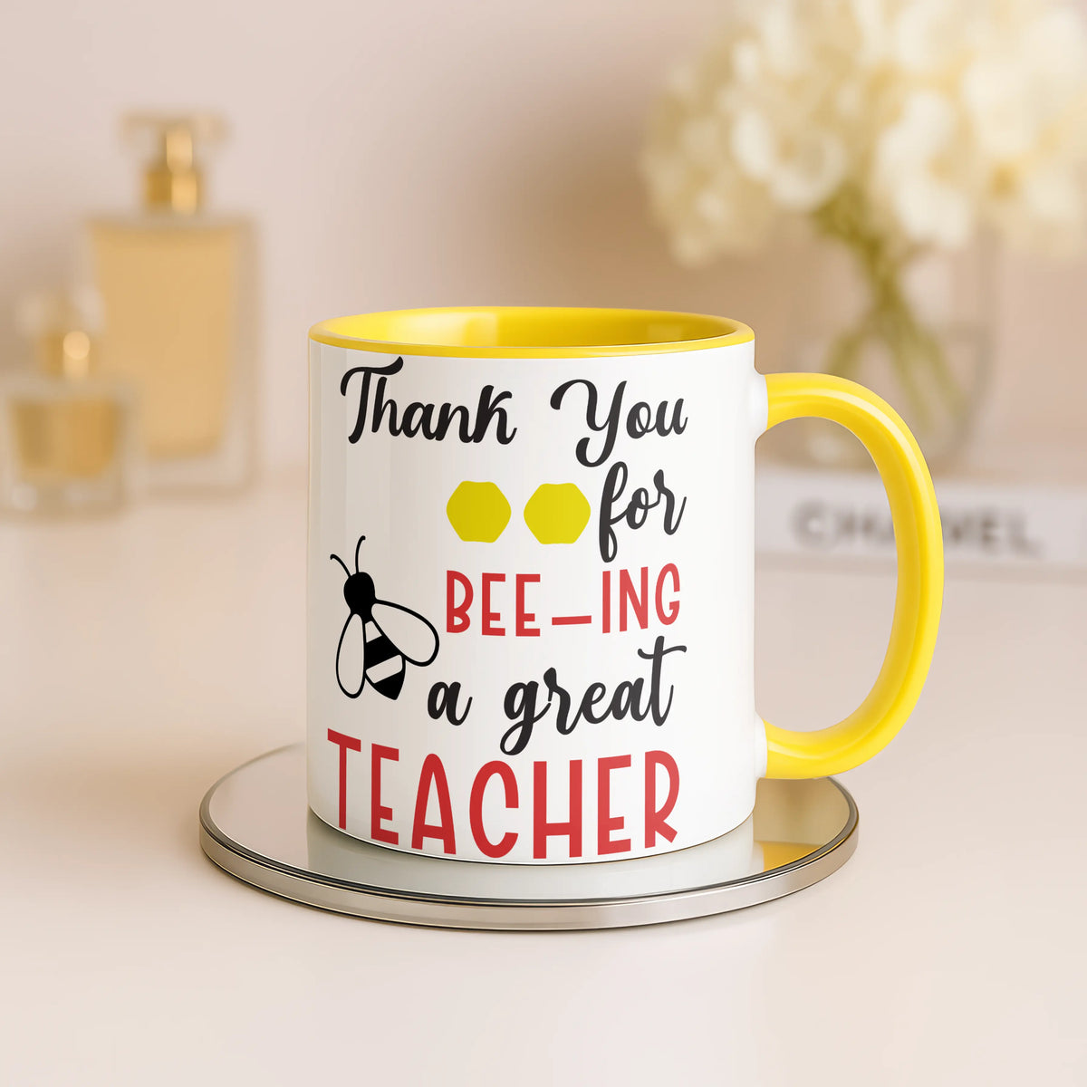 Thank You Bee-ing Great Teacher Mug - Image 4 | CreadGift