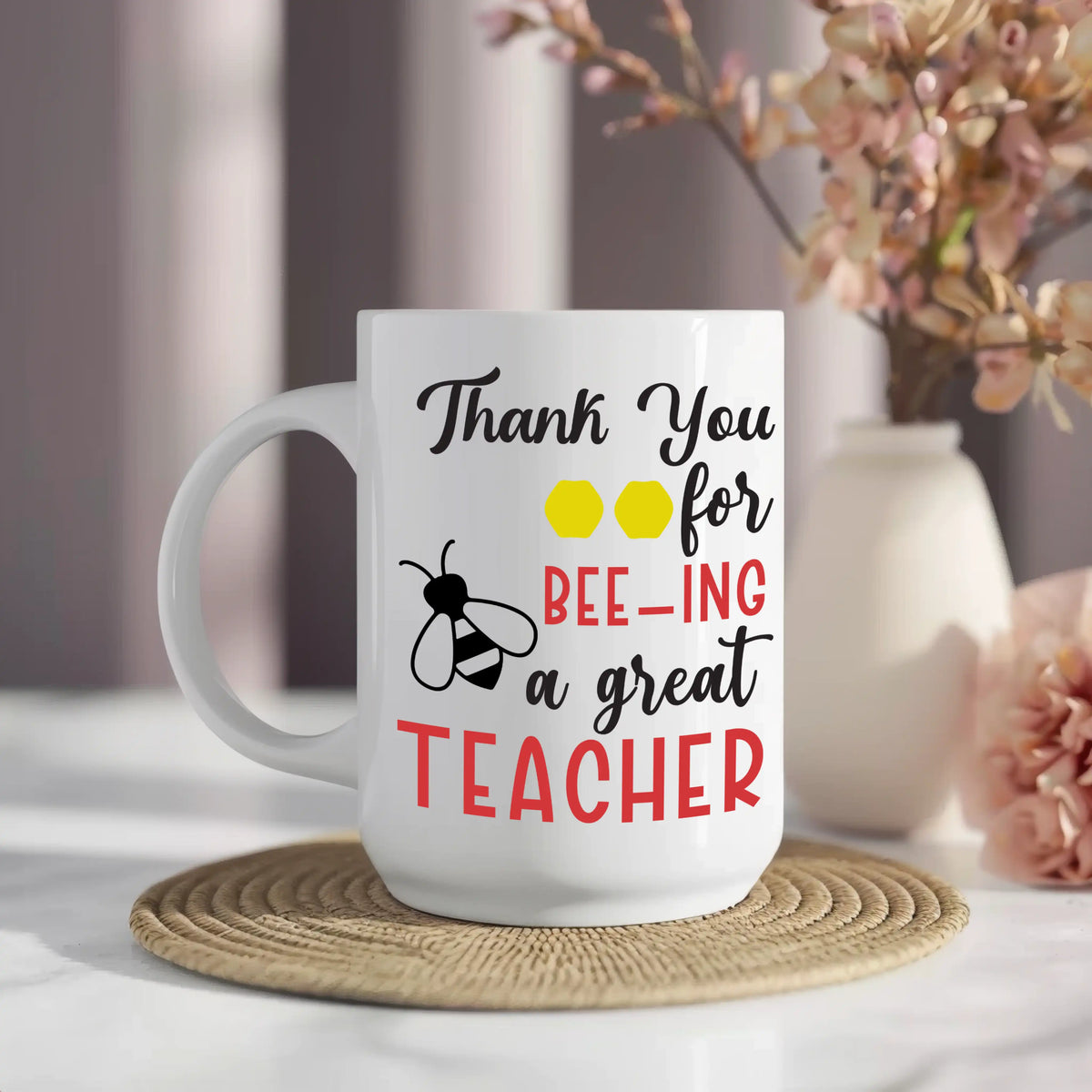 Thank You Bee-ing Great Teacher Mug - Image 7 | CreadGift